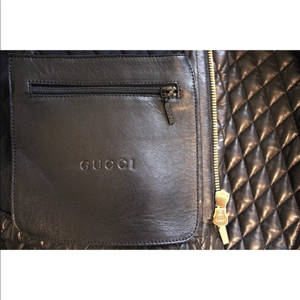 SOLD!!        Gucci leather Jacket by Tom Ford - Picture 5 of 8
